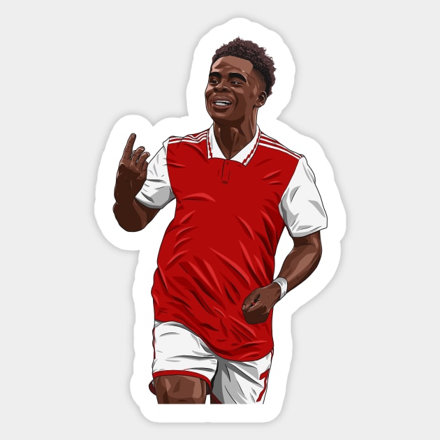 Bukayo Saka Sticker by Ades_194